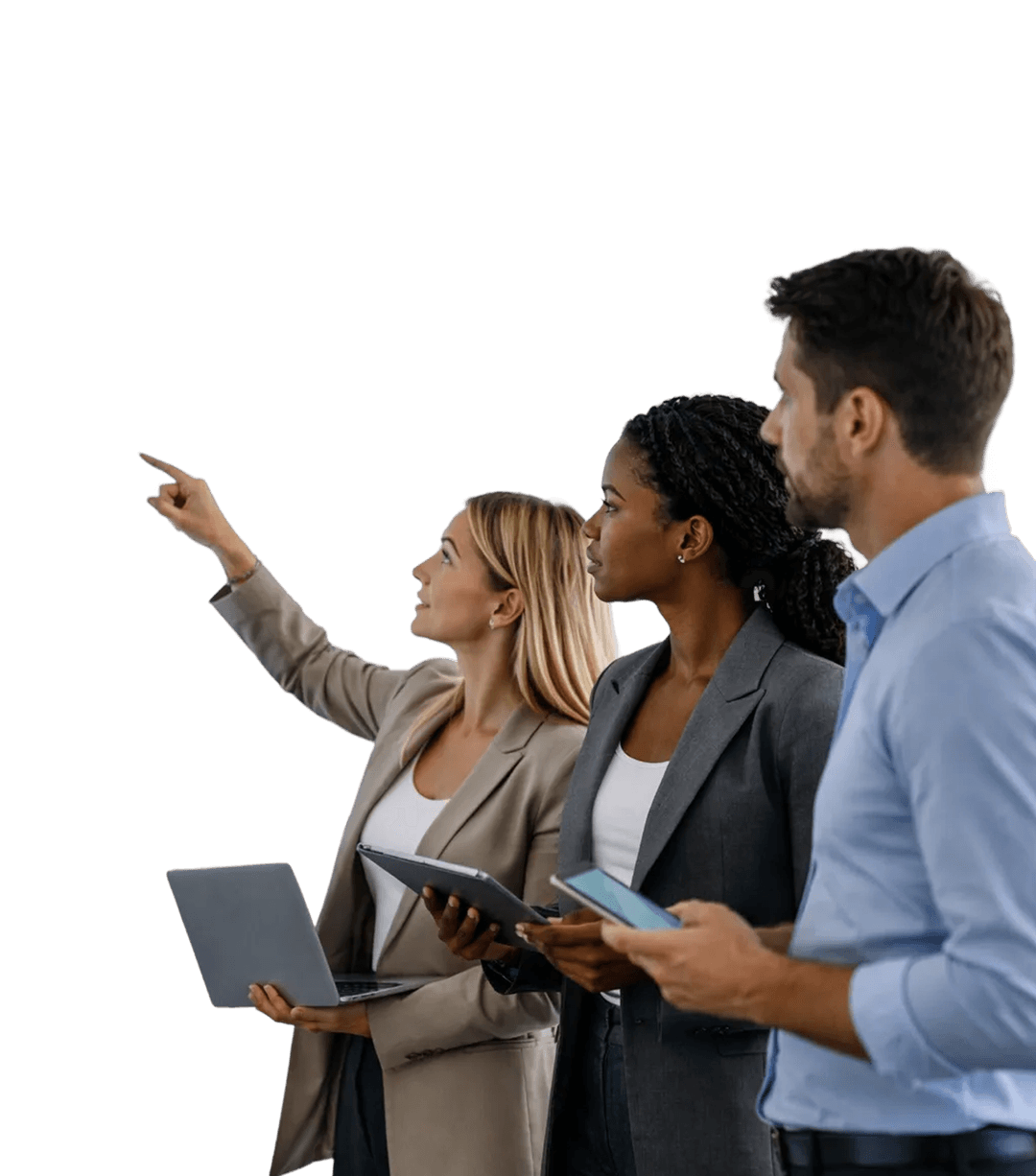 people collaborating